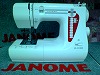 ジャノメ コンパクト電子ミシン JE-3210EX